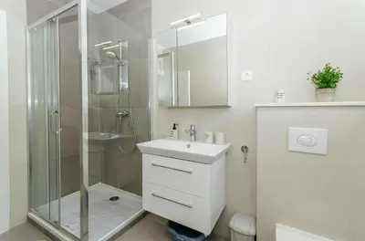 Kupaonica u objektu Apartments Pleasures