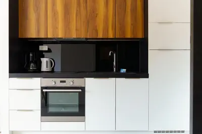 Kuhinja ili čajna kuhinja u objektu Apartment Bikin 2