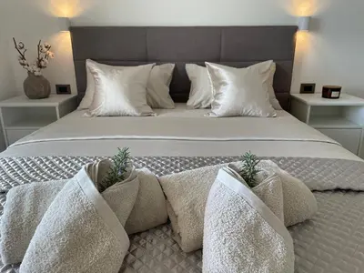 Krevet ili kreveti u jedinici u objektu Hvar Top View Luxury room