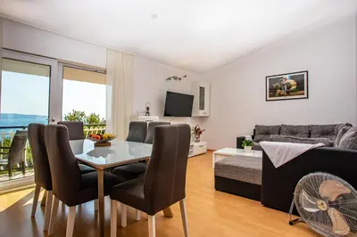 TV i/ili zabavni centar u objektu Apartments Adisa