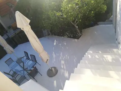 Balkon ili terasa u objektu Bika