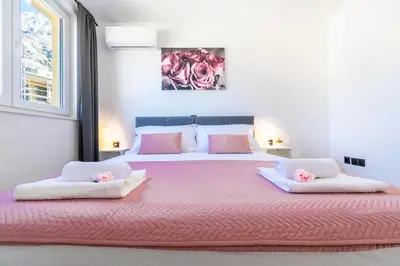 Krevet ili kreveti u jedinici u objektu Penthouse Nensi