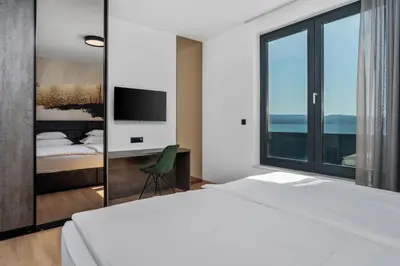 Krevet ili kreveti u jedinici u objektu Villa Loma, Brzet, Omiš