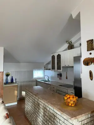 Kuhinja ili čajna kuhinja u objektu Apartment in Duce with sea view, balcony, air conditioning, WiFi 5146-4