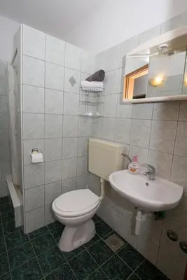 Kupaonica u objektu Apartment in Duce with sea view, balcony, air conditioning, WiFi 5146-6
