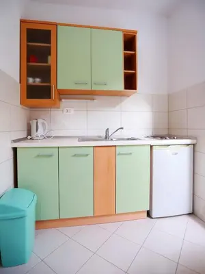 Kuhinja ili čajna kuhinja u objektu Apartments Pezo