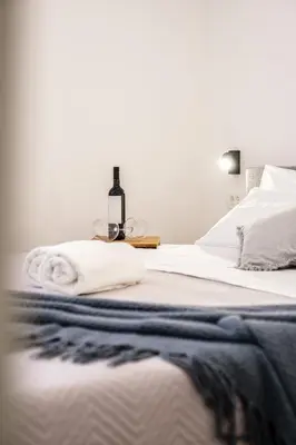 Krevet ili kreveti u jedinici u objektu Kuća za odmor INK