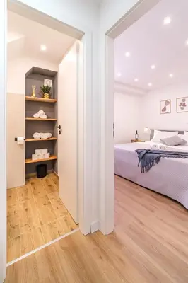 Krevet ili kreveti u jedinici u objektu Kuća za odmor INK
