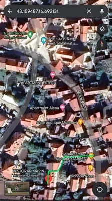 Tlocrt objekta Jelsa 559 Apartments