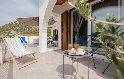 Balkon ili terasa u objektu Apartment Green Peace