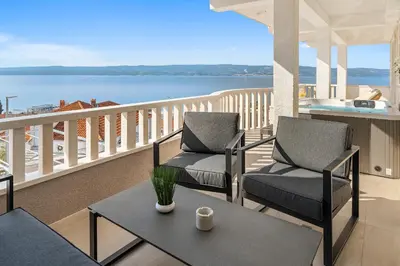 Balkon ili terasa u objektu Apartmani Marko