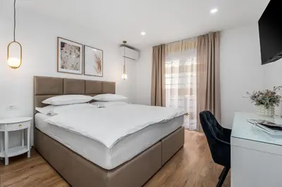 Krevet ili kreveti u jedinici u objektu Apartmani Marko