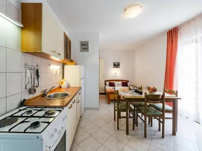 Kuhinja ili čajna kuhinja u objektu Apartments Villa Pelegrin