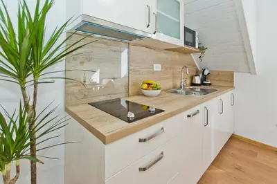 Kuhinja ili čajna kuhinja u objektu *Beautiful, centrally located studio apartment*
