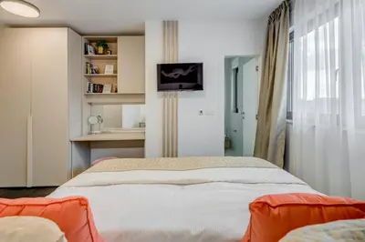 Krevet ili kreveti u jedinici u objektu Luxury villa Blue Sky, private pool, breakfast