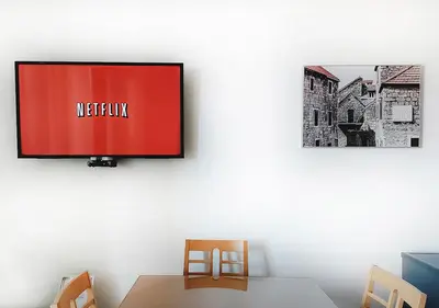 TV i/ili zabavni centar u objektu Apartment Zen u Postira