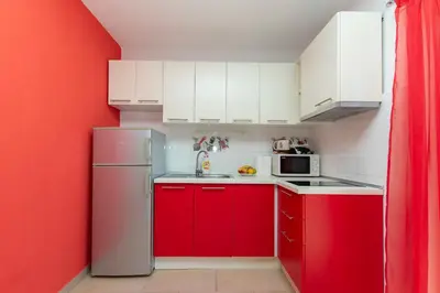 Kuhinja ili čajna kuhinja u objektu Apartments Anita